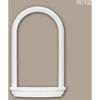 Nis 161102 Profhome Sierelement neo-classicisme stijl wit