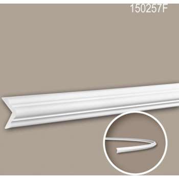 Kroonlijst 150257F Profhome Lijstwerk flexibele lijst Sierlijst neo-classicisme stijl wit 2 m