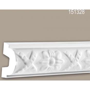 Wandlijst 151328 Profhome Lijstwerk Sierlijst neo-classicisme stijl wit 2 m