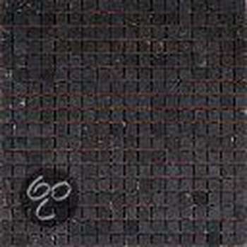 Alfa Mosaico Mozaiek Progetto donkergrijs glas 1,0x1,0x0,5 cm -  Grijs Prijs per 1 matje.