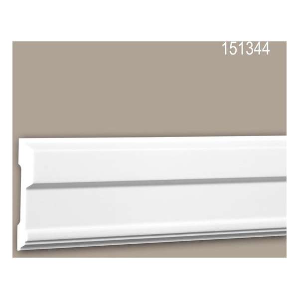 Wandlijst 151344 Profhome Lijstwerk Sierlijst neo-classicisme stijl wit 2 m Wandlijst 151344 Profhome Lijstwerk Sierlijst neo-classicisme stijl wit 2 m