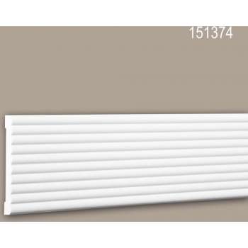 Wandlijst 151374 Profhome Lijstwerk Sierlijst Frieslijst modern design wit 2 m