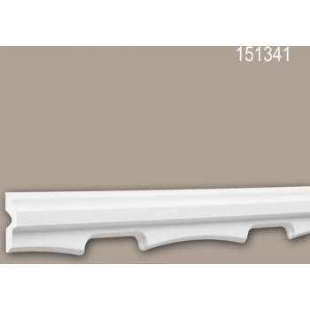 Wandlijst 151341 Profhome Lijstwerk Sierlijst neo-empire stijl wit 2 m