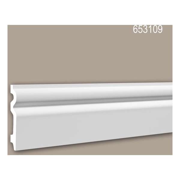 Plint 653109 Profhome Lijstwerk Sierlijst tijdeloos klassieke stijl wit 2 m Plint 653109 Profhome Lijstwerk Sierlijst tijdeloos klassieke stijl wit 2 m