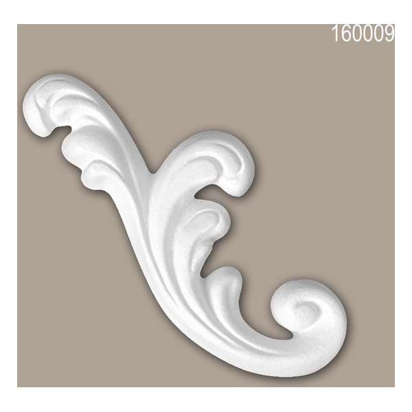 Decorative element 160009 Profhome rococo barok stijl wit Decorative element 160009 Profhome rococo barok stijl wit