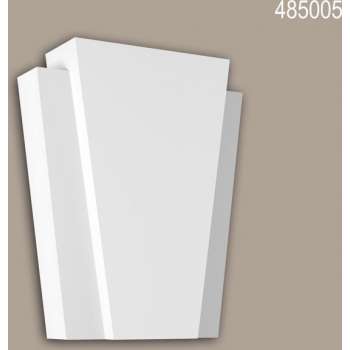 Sluitsteen Profhome 485005 Gevelelement Raamomlijsting Sierelement modern design wit