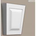Sluitsteen Profhome 485003 Gevelelement Raamomlijsting Sierelement modern design wit