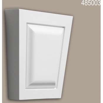 Sluitsteen Profhome 485003 Gevelelement Raamomlijsting Sierelement modern design wit