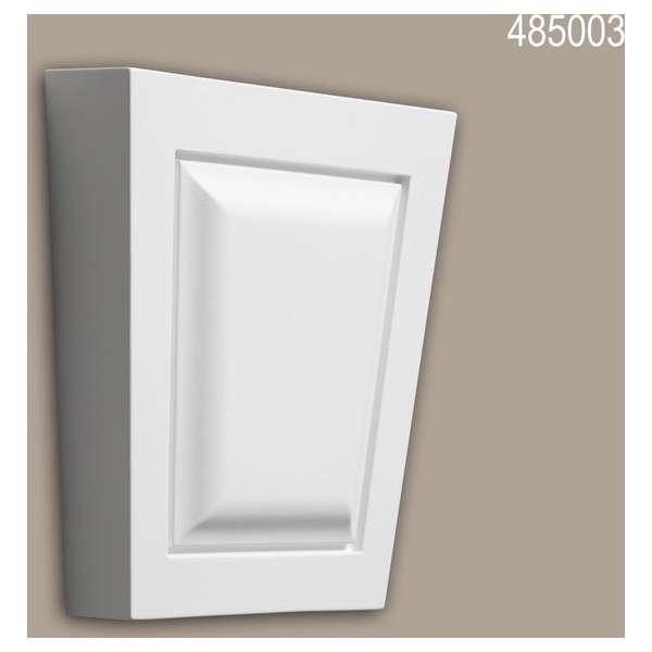 Sluitsteen Profhome 485003 Gevelelement Raamomlijsting Sierelement modern design wit Sluitsteen Profhome 485003 Gevelelement Raamomlijsting Sierelement modern design wit