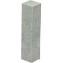 Hoek/eindstuk folie 4st. Jazz grey