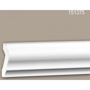Wandlijst 151375 Profhome Lijstwerk Sierlijst Frieslijst neo-classicisme stijl wit 2 m
