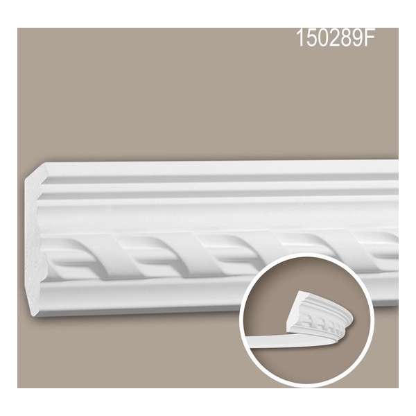 Kroonlijst 150289F Profhome Lijstwerk flexibele lijst Sierlijst neo-empire stijl wit 2 m Kroonlijst 150289F Profhome Lijstwerk flexibele lijst Sierlijst neo-empire stijl wit 2 m
