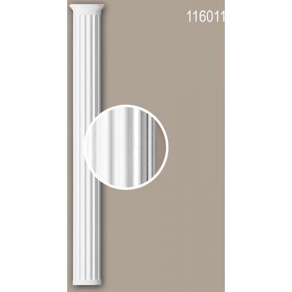 Halve zuilen schacht 116011 Profhome Zuil Sierelement neo-classicisme stijl wit Halve zuilen schacht 116011 Profhome Zuil Sierelement neo-classicisme stijl wit