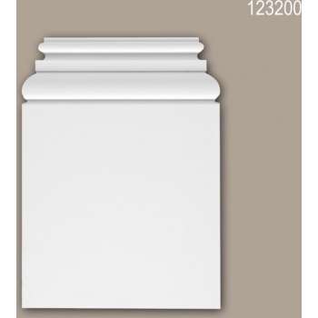 Pilaster voetstuk 123200 Profhome Sierelement tijdeloos klassieke stijl wit
