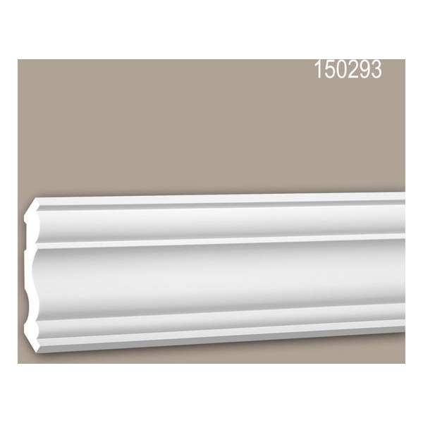 Kroonlijst 150293 Profhome Sierlijst Lijstwerk neo-classicisme stijl wit 2 m Kroonlijst 150293 Profhome Sierlijst Lijstwerk neo-classicisme stijl wit 2 m