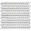 0,93m² -Mozaiek Coins Venice Wit