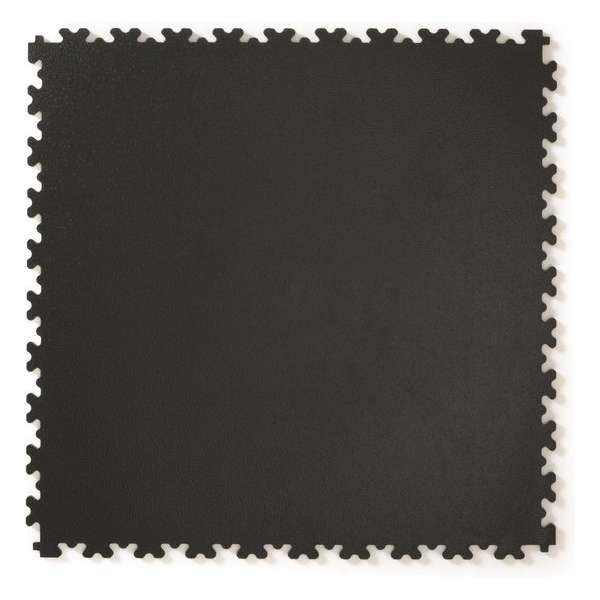 PVC kliktegel hamerslag zwart 50x50cm | Dikte 4mm | Set 40 stuks | 10m2
