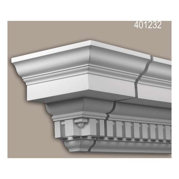 Eindelement Profhome 401232 Exterieur lijstwerk Sierelement Gevelelement tijdeloos klassieke stijl wit Eindelement Profhome 401232 Exterieur lijstwerk Sierelement Gevelelement tijdeloos klassieke stijl wit