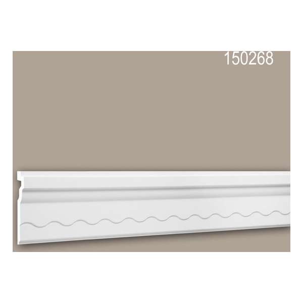 Kroonlijst 150268 Profhome Sierlijst Lijstwerk neo-empire stijl wit 2 m Kroonlijst 150268 Profhome Sierlijst Lijstwerk neo-empire stijl wit 2 m
