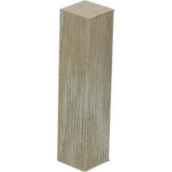 Hoek/eindstuk folie 4st. Scarlet Oak beige