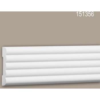Wandlijst 151356 Profhome Lijstwerk Sierlijst Frieslijst modern design wit 2 m
