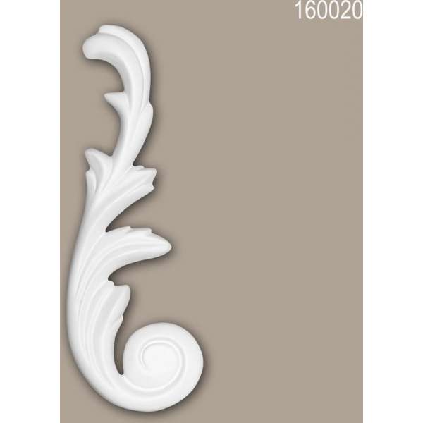 Decorative element 160020 Profhome rococo barok stijl wit Decorative element 160020 Profhome rococo barok stijl wit