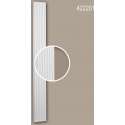 Pilaster schacht Profhome 422201 Gevelelement Pilaster Wandpijler Exterieur lijstwerk Ionische stijl wit