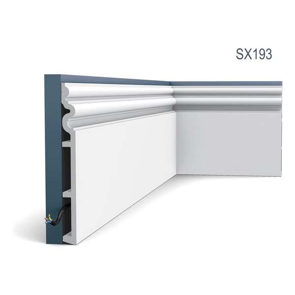 Orac Decor SX193 Vloerplint | L 200 x H 25 x B 2,2 cm Orac Decor SX193 Vloerplint | L 200 x H 25 x B 2,2 cm