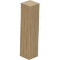 Hoek/eindstuk folie 4st. eiken diamant