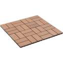 vidaXL 22 st Terrastegels 30x30 cm 2 m² HKC bruin