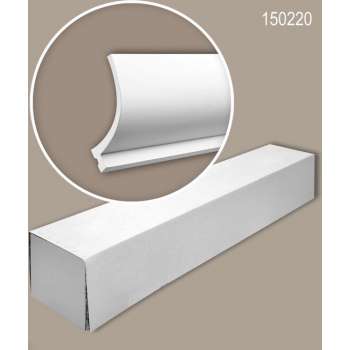Profhome 150220 1 doos 6 stukken Kroonlijst 12 m
