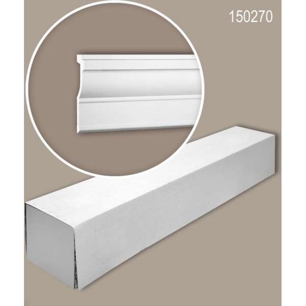 Profhome 150270 1 doos 5 stukken Kroonlijst 10 m Profhome 150270 1 doos 5 stukken Kroonlijst 10 m