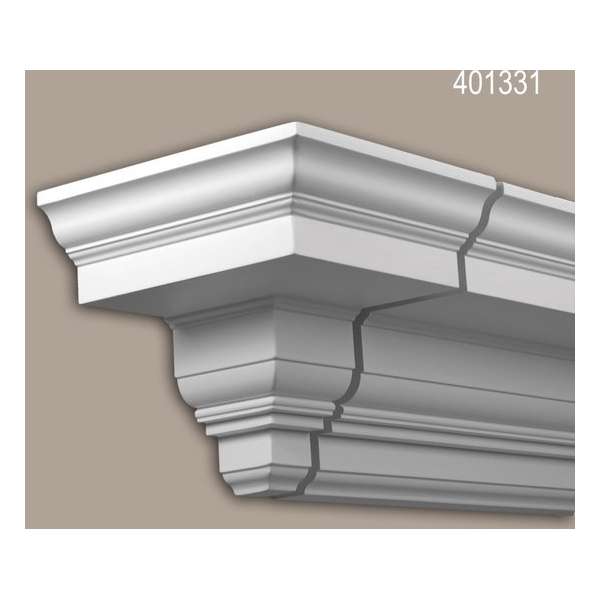 Eindelement Profhome 401331 Exterieur lijstwerk Sierelement Gevelelement tijdeloos klassieke stijl wit Eindelement Profhome 401331 Exterieur lijstwerk Sierelement Gevelelement tijdeloos klassieke stijl wit
