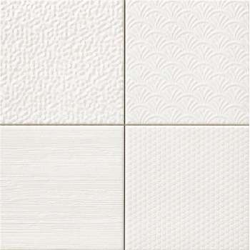 1,37m² - Wandtegels Glint Blanco - 44,2x44,2