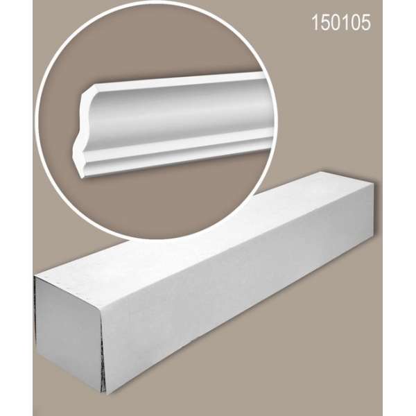 Profhome 150105 1 doos 21 stukken Kroonlijst 42 m Profhome 150105 1 doos 21 stukken Kroonlijst 42 m