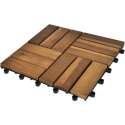 Terrastegels 30x30 cm acaciahout 30 st