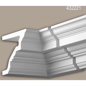 Binnenhoek Profhome 432221 Exterieur lijstwerk Hoeken voor Wandlijsten Gevelelement tijdeloos klassieke stijl wit
