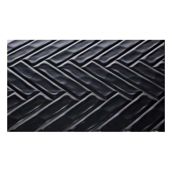 Ossido Mat Zwart | Wandtegel | 7,5×30 Ossido Mat Zwart | Wandtegel | 7,5×30