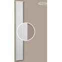 Pilaster schacht Profhome 422101 Gevelelement Pilaster Wandpijler Exterieur lijstwerk Dorische stijl wit