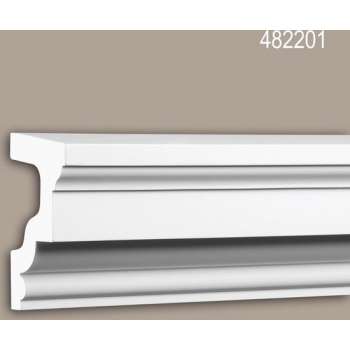Raamrichel Profhome 482201 Exterieur lijstwerk Raamomlijsting Gevelelement neo-classicisme stijl wit 2 m