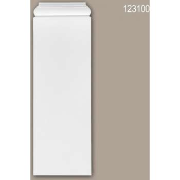 Pilaster voetstuk 123100 Profhome Sierelement tijdeloos klassieke stijl wit