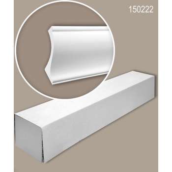 Profhome 150222 1 doos 6 stukken Kroonlijst 12 m