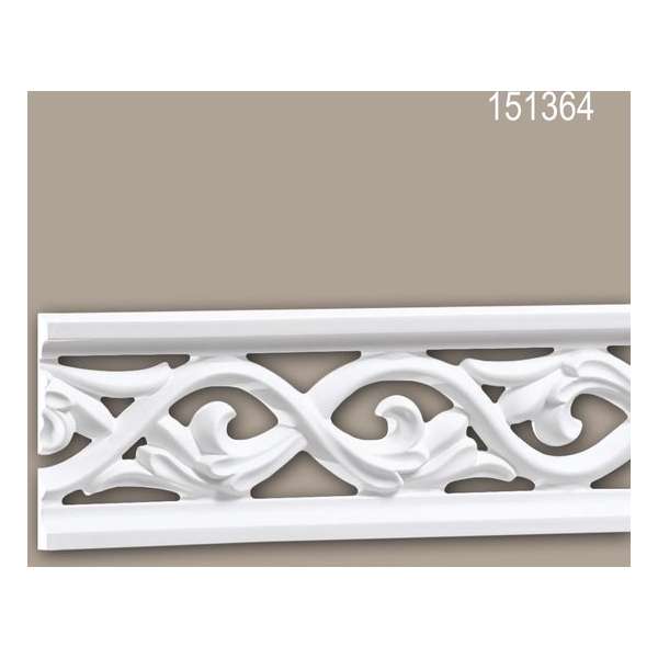 Wandlijst 151364 Profhome Lijstwerk Sierlijst Frieslijst rococo barok stijl wit 2 m Wandlijst 151364 Profhome Lijstwerk Sierlijst Frieslijst rococo barok stijl wit 2 m