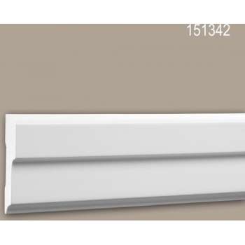 Wandlijst 151342 Profhome Lijstwerk Sierlijst modern design wit 2 m