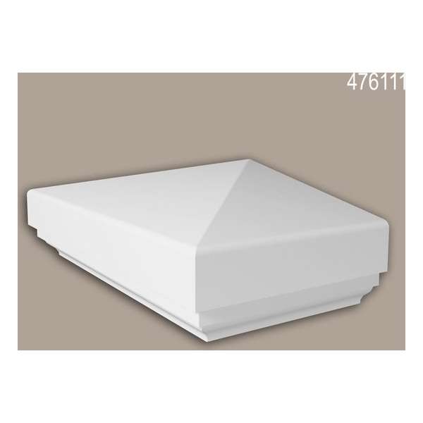 Half pilaarpet Profhome 476111 Exterieur lijstwerk Balustrade Gevelelement neo-classicisme stijl wit Half pilaarpet Profhome 476111 Exterieur lijstwerk Balustrade Gevelelement neo-classicisme stijl wit