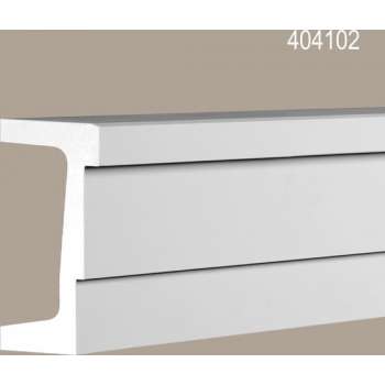 Architraaf Profhome 404102 Gevel profiel Lijstwerk Exterieur lijstwerk modern design wit 2 m