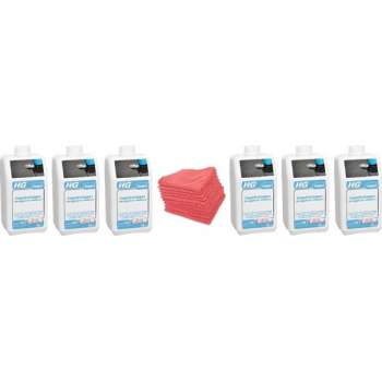 HG tegelreiniger hoogglans vloeren (HG product 18) Doos 6 Stuks + 10 Microvezeldoeken