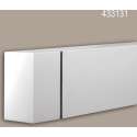 Eindelement Profhome 433131 Gevellijst Sierelement Gevelelement modern design wit