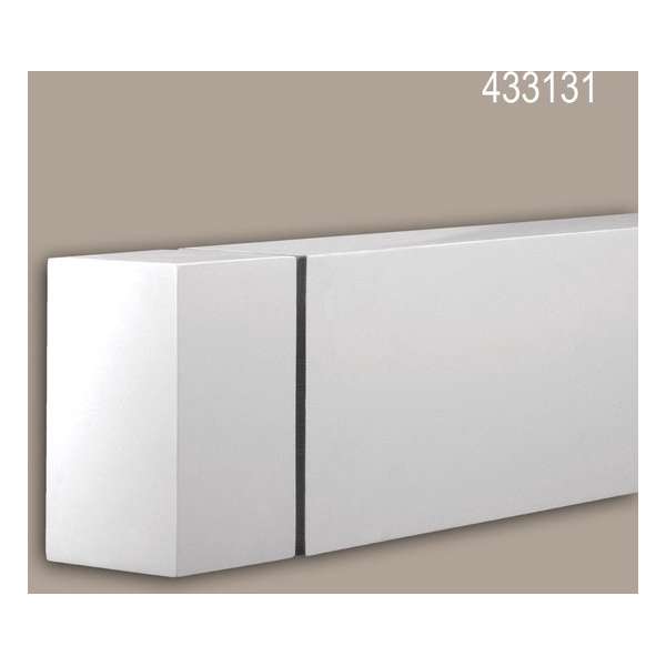Eindelement Profhome 433131 Gevellijst Sierelement Gevelelement modern design wit Eindelement Profhome 433131 Gevellijst Sierelement Gevelelement modern design wit