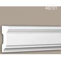 Raamrichel Profhome 482101 Exterieur lijstwerk Raamomlijsting Gevelelement neo-classicisme stijl wit 2 m
